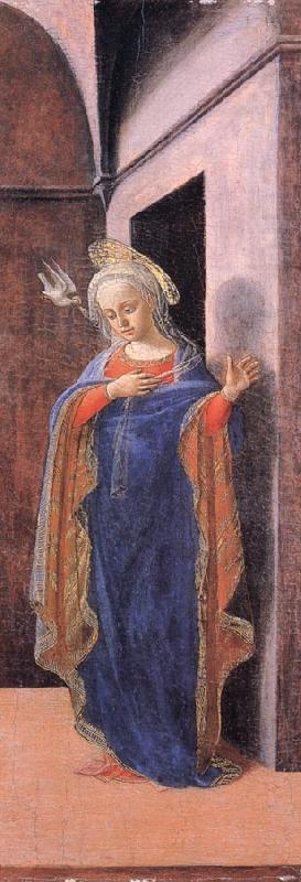 Fra Filippo Lippi The Annunciation:The Virgin Annunciate china oil painting image